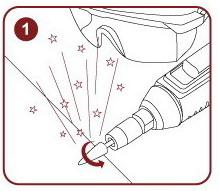 操作人員使用時火花圖1 操作人員使用時火花圖1