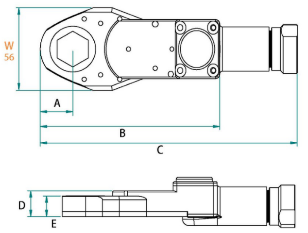 56mm-閉口扳手外座 56mm-閉口扳手外座