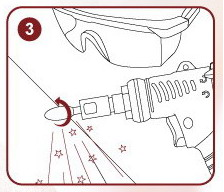 GP系列-槍型式研磨機火花圖3 GP系列-槍型式研磨機火花圖3