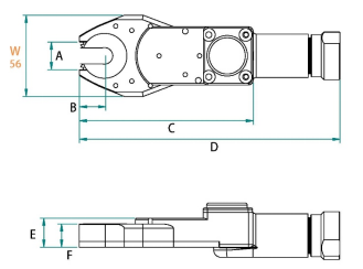 56mm-開口扳手外座 56mmオープンエンドレンチアウターシート